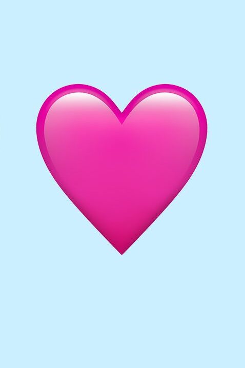 new apple ios 16 emoji plain pink heart
